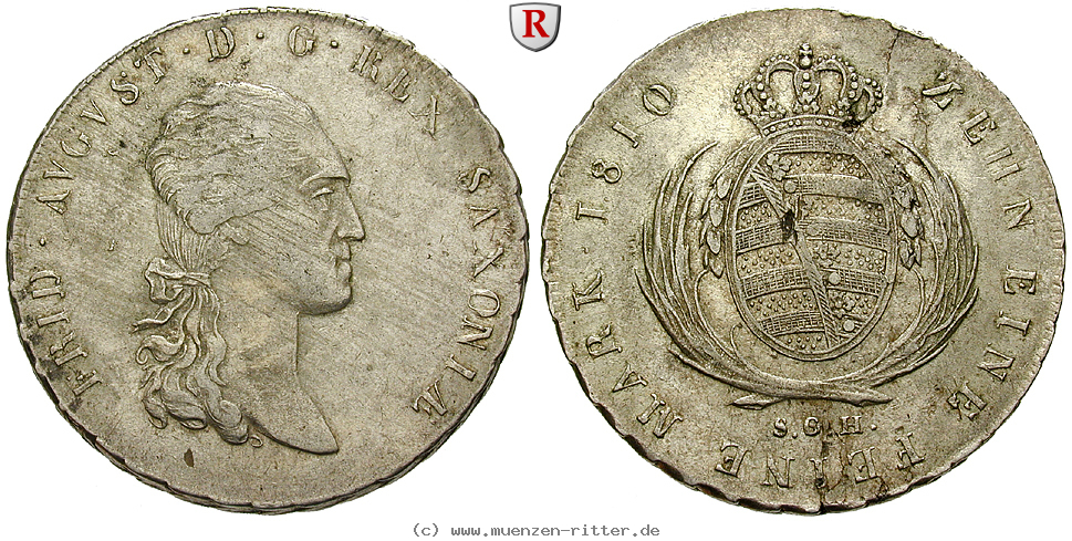 Klicken Sie auf das Bild um es auf Ihrem Rechner zu speichern sachsen-friedrich-august-i-konventionstaler/96105.jpg