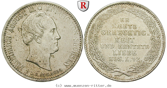 Klicken Sie auf das Bild um es auf Ihrem Rechner zu speichern sachsen-friedrich-august-ii-1-3-taler/50021.jpg