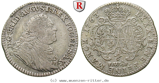 Klicken Sie auf das Bild um es auf Ihrem Rechner zu speichern sachsen-friedrich-august-ii-1-6-taler/41233.jpg