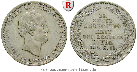 Klicken Sie auf das Bild um es auf Ihrem Rechner zu speichern sachsen-friedrich-august-ii-1-6-taler/85159.jpg