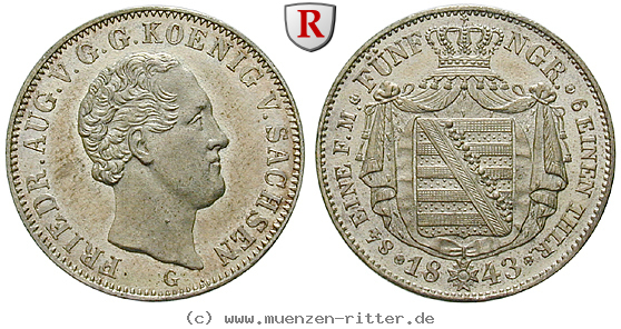 Klicken Sie auf das Bild um es auf Ihrem Rechner zu speichern sachsen-friedrich-august-ii-1-6-taler/90779.jpg