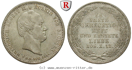Klicken Sie auf das Bild um es auf Ihrem Rechner zu speichern sachsen-friedrich-august-ii-1-6-taler/95122.jpg