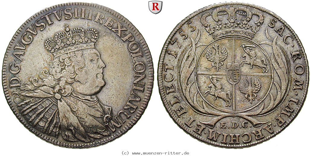 Klicken Sie auf das Bild um es auf Ihrem Rechner zu speichern sachsen-friedrich-august-ii-banco-taler/84155.jpg