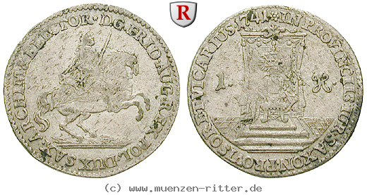 Klicken Sie auf das Bild um es auf Ihrem Rechner zu speichern sachsen-friedrich-august-ii-groschen/50150.jpg