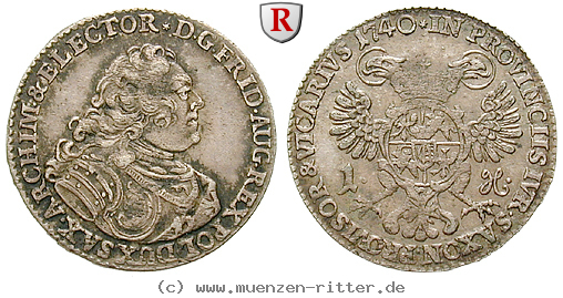 Klicken Sie auf das Bild um es auf Ihrem Rechner zu speichern sachsen-friedrich-august-ii-groschen/95136.jpg