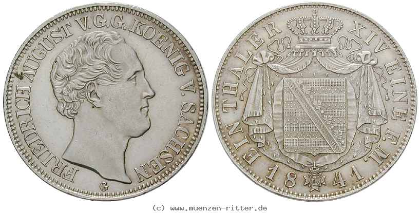 Klicken Sie auf das Bild um es auf Ihrem Rechner zu speichern sachsen-friedrich-august-ii-taler/18667.jpg