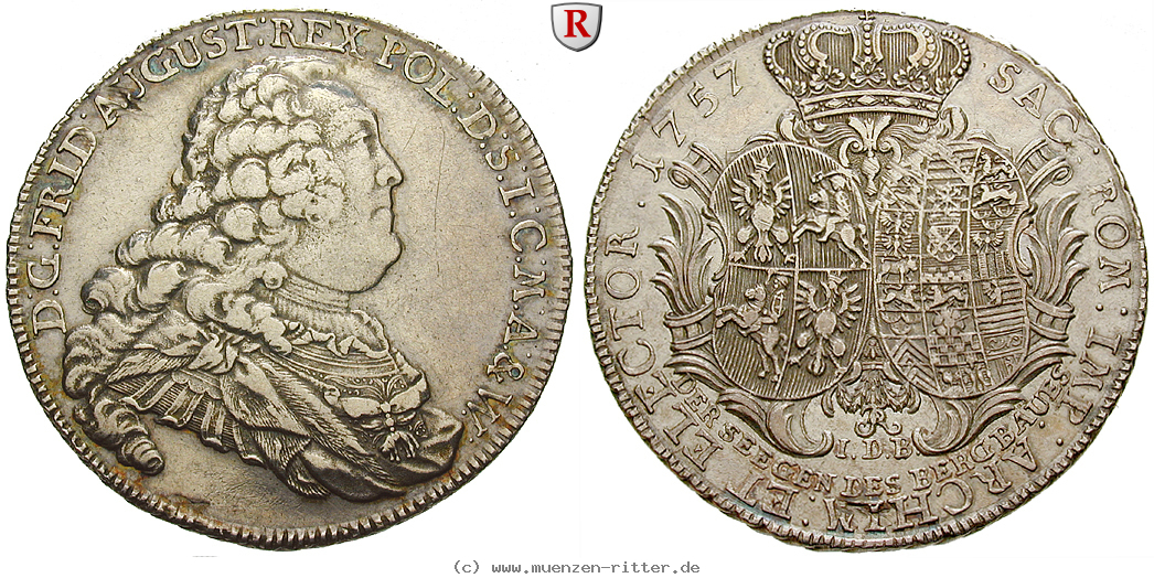 Klicken Sie auf das Bild um es auf Ihrem Rechner zu speichern sachsen-friedrich-august-ii-taler/54405.jpg