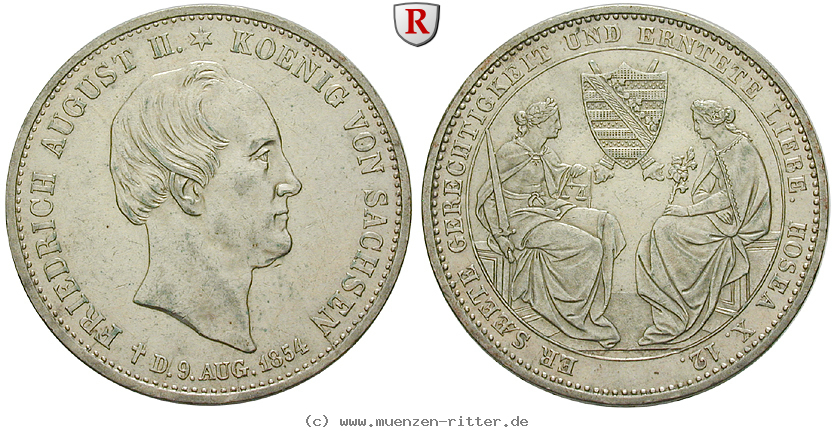 Klicken Sie auf das Bild um es auf Ihrem Rechner zu speichern sachsen-friedrich-august-ii-taler/88883.jpg