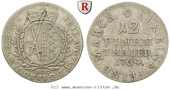 Klicken Sie auf das Bild um es auf Ihrem Rechner zu speichern sachsen-friedrich-august-iii-1-12-taler/41396.jpg