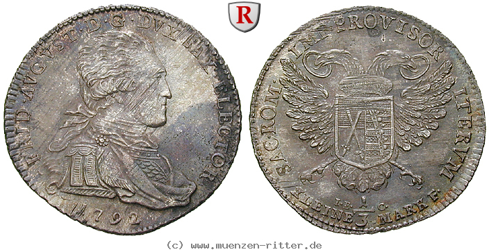 Klicken Sie auf das Bild um es auf Ihrem Rechner zu speichern sachsen-friedrich-august-iii-1-3-konventionstaler/84154.jpg