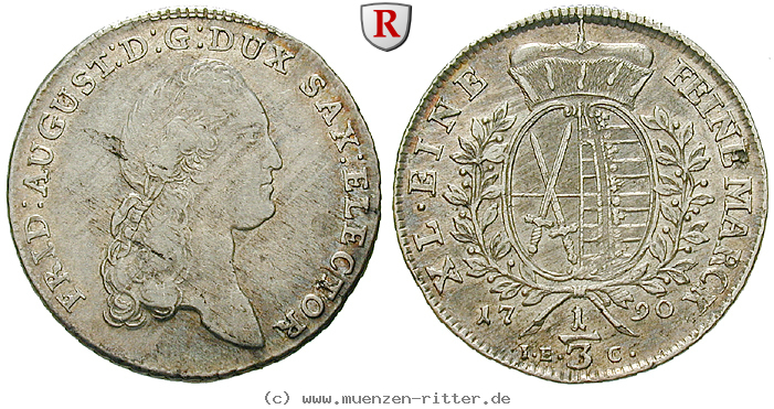 Klicken Sie auf das Bild um es auf Ihrem Rechner zu speichern sachsen-friedrich-august-iii-1-3-taler/65900.jpg