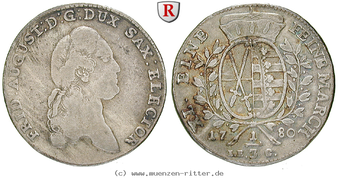 Klicken Sie auf das Bild um es auf Ihrem Rechner zu speichern sachsen-friedrich-august-iii-1-3-taler/76085.jpg