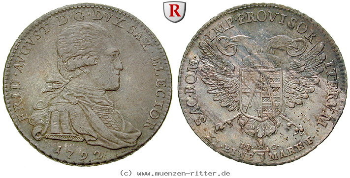Klicken Sie auf das Bild um es auf Ihrem Rechner zu speichern sachsen-friedrich-august-iii-1-4-konventionstaler/27118.jpg