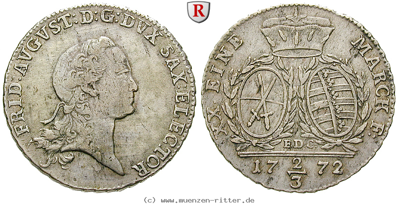 Klicken Sie auf das Bild um es auf Ihrem Rechner zu speichern sachsen-friedrich-august-iii-2-3-taler/89239.jpg