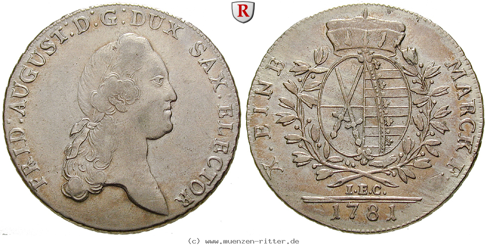 Klicken Sie auf das Bild um es auf Ihrem Rechner zu speichern sachsen-friedrich-august-iii-konventionstaler/27122.jpg