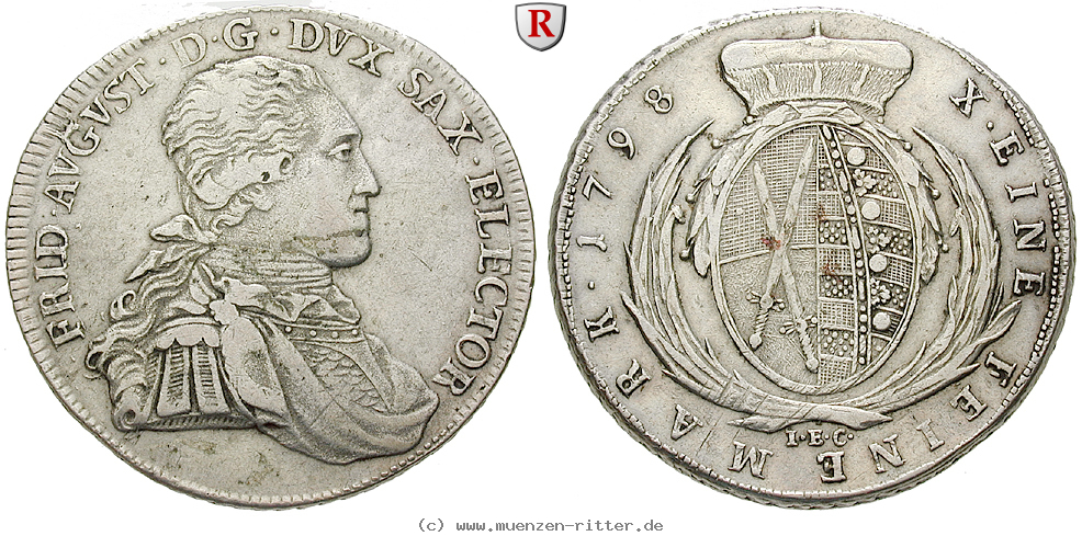 Klicken Sie auf das Bild um es auf Ihrem Rechner zu speichern sachsen-friedrich-august-iii-konventionstaler/74367.jpg
