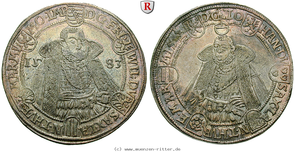 Klicken Sie auf das Bild um es auf Ihrem Rechner zu speichern sachsen-friedrich-wilhelm-und-johann-reichstaler/70077.jpg
