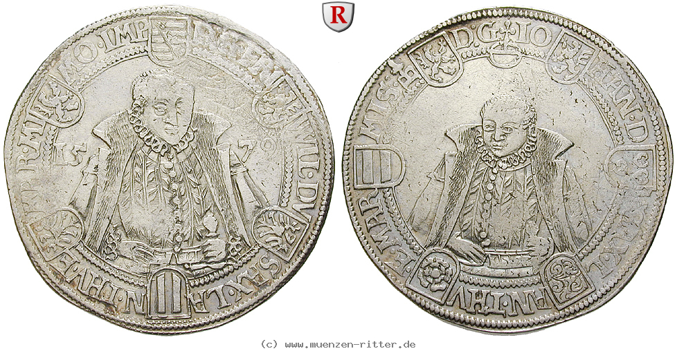 Klicken Sie auf das Bild um es auf Ihrem Rechner zu speichern sachsen-friedrich-wilhelm-und-johann-taler/75281.jpg