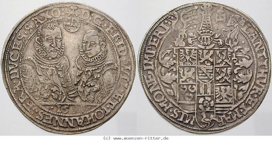 Klicken Sie auf das Bild um es auf Ihrem Rechner zu speichern sachsen-friedrich-wilhelm-und-johann-taler/eadt6477.jpg