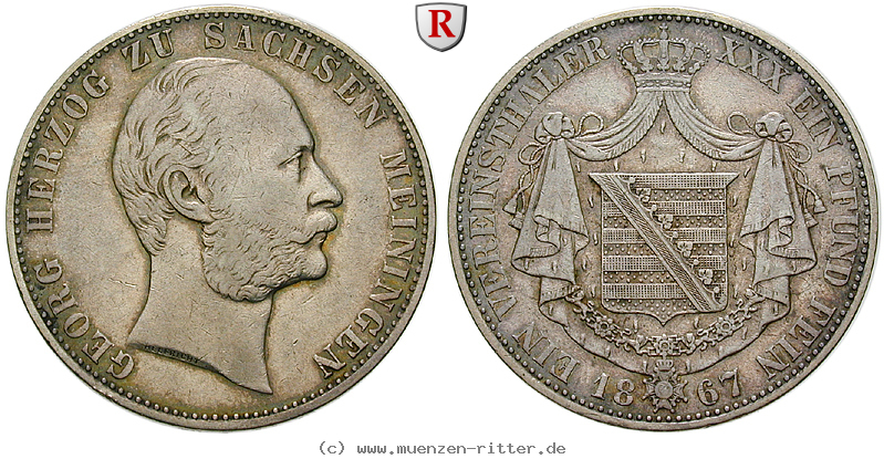 Klicken Sie auf das Bild um es auf Ihrem Rechner zu speichern sachsen-georg-ii-vereinstaler/90735.jpg