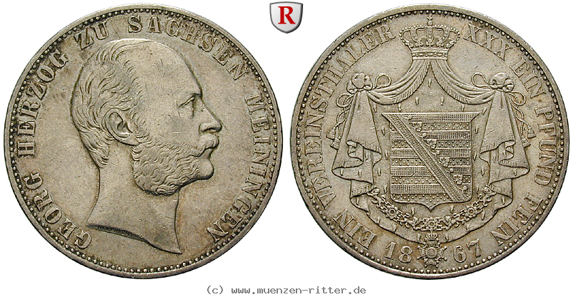 Klicken Sie auf das Bild um es auf Ihrem Rechner zu speichern sachsen-georg-ii-vereinstaler/94082.jpg