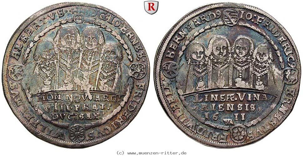 Klicken Sie auf das Bild um es auf Ihrem Rechner zu speichern sachsen-johann-ernst-und-7-brueder-reichstaler/81734.jpg