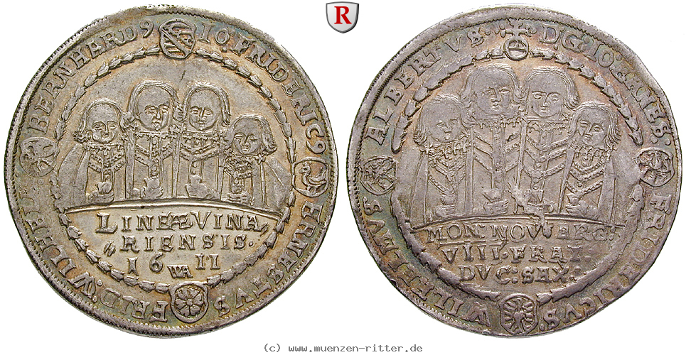Klicken Sie auf das Bild um es auf Ihrem Rechner zu speichern sachsen-johann-ernst-und-7-brueder-reichstaler/83216.jpg