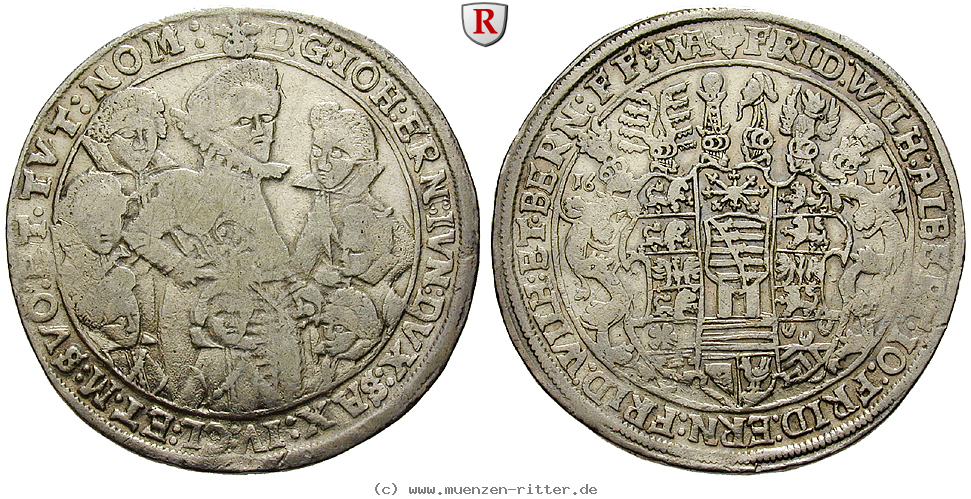 Klicken Sie auf das Bild um es auf Ihrem Rechner zu speichern sachsen-johann-ernst-und-7-brueder-reichstaler/96146.jpg