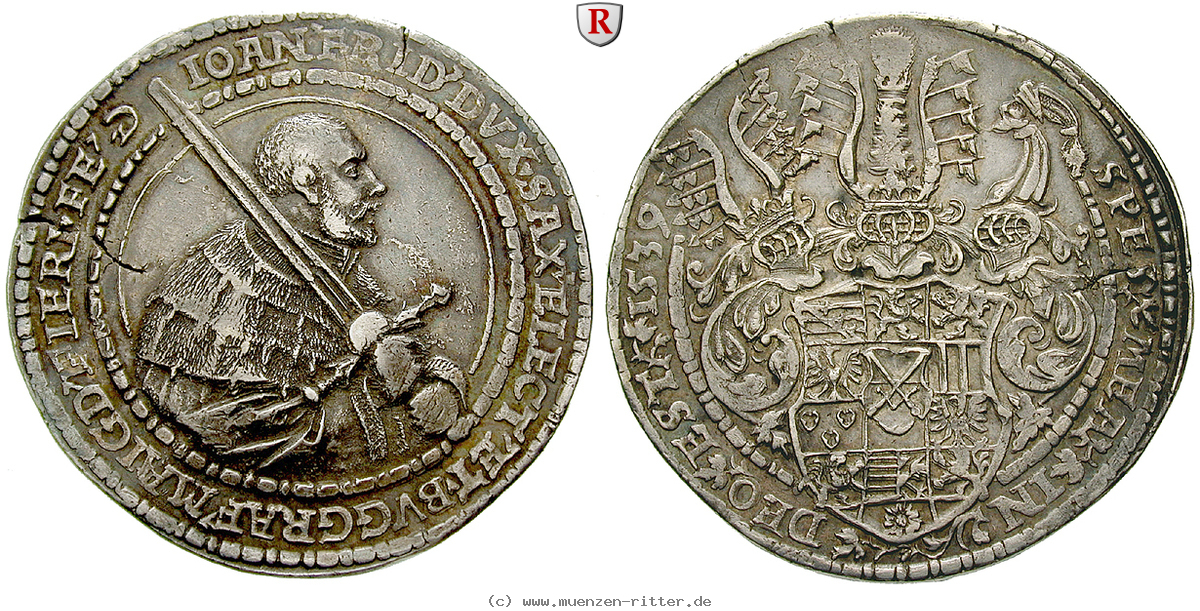 Klicken Sie auf das Bild um es auf Ihrem Rechner zu speichern sachsen-johann-friedrich-doppeltaler/50728.jpg