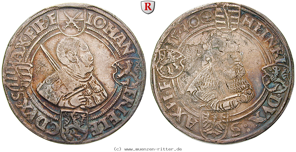 Klicken Sie auf das Bild um es auf Ihrem Rechner zu speichern sachsen-johann-friedrich-und-heinrich-taler/81063.jpg