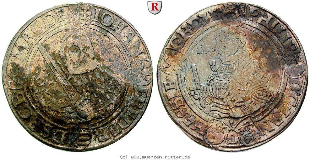Klicken Sie auf das Bild um es auf Ihrem Rechner zu speichern sachsen-johann-friedrich-und-philipp-von-hessen-taler/70068.jpg