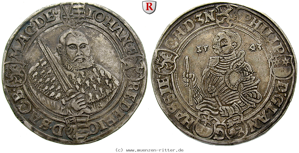 Klicken Sie auf das Bild um es auf Ihrem Rechner zu speichern sachsen-johann-friedrich-und-philipp-von-hessen-taler/96969.jpg