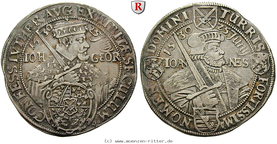 Klicken Sie auf das Bild um es auf Ihrem Rechner zu speichern sachsen-johann-georg-i-1-2-reichstaler/100817.jpg