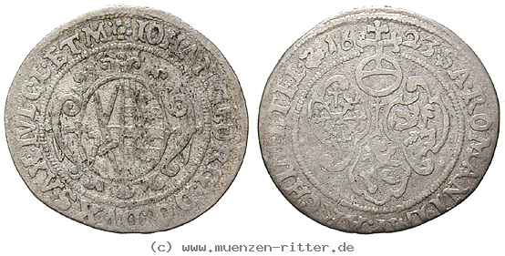 Klicken Sie auf das Bild um es auf Ihrem Rechner zu speichern sachsen-johann-georg-i-1-24-taler/14660.jpg
