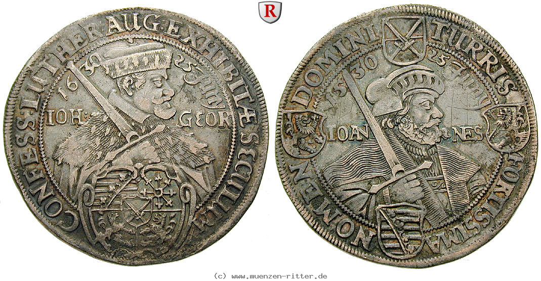 Klicken Sie auf das Bild um es auf Ihrem Rechner zu speichern sachsen-johann-georg-i-reichstaler/102440.jpg