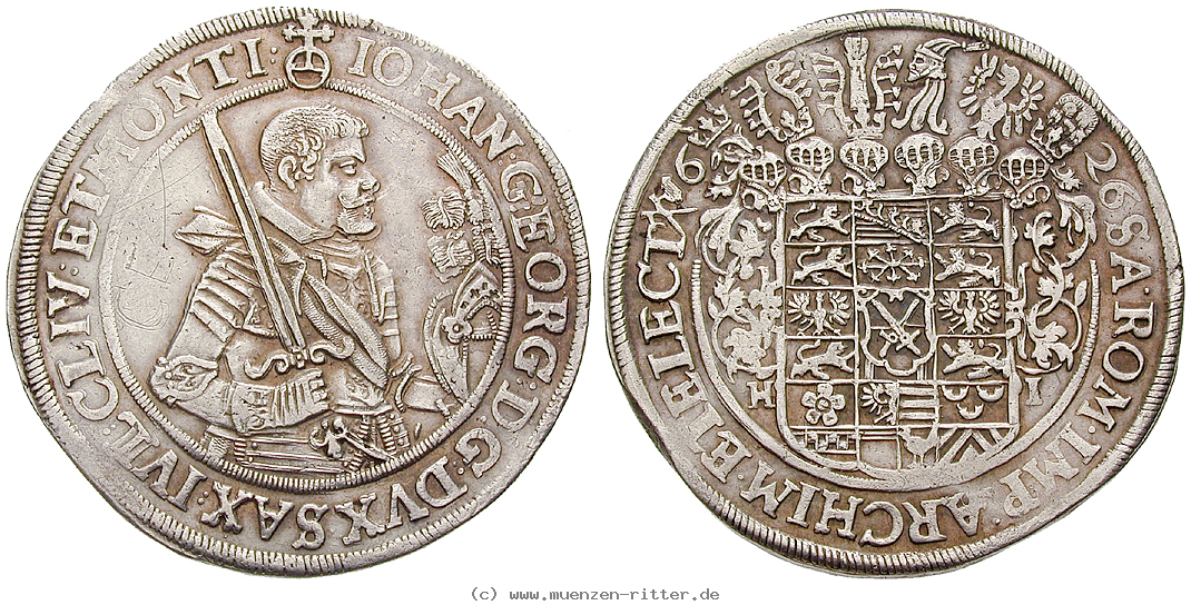 Klicken Sie auf das Bild um es auf Ihrem Rechner zu speichern sachsen-johann-georg-i-reichstaler/18991.jpg