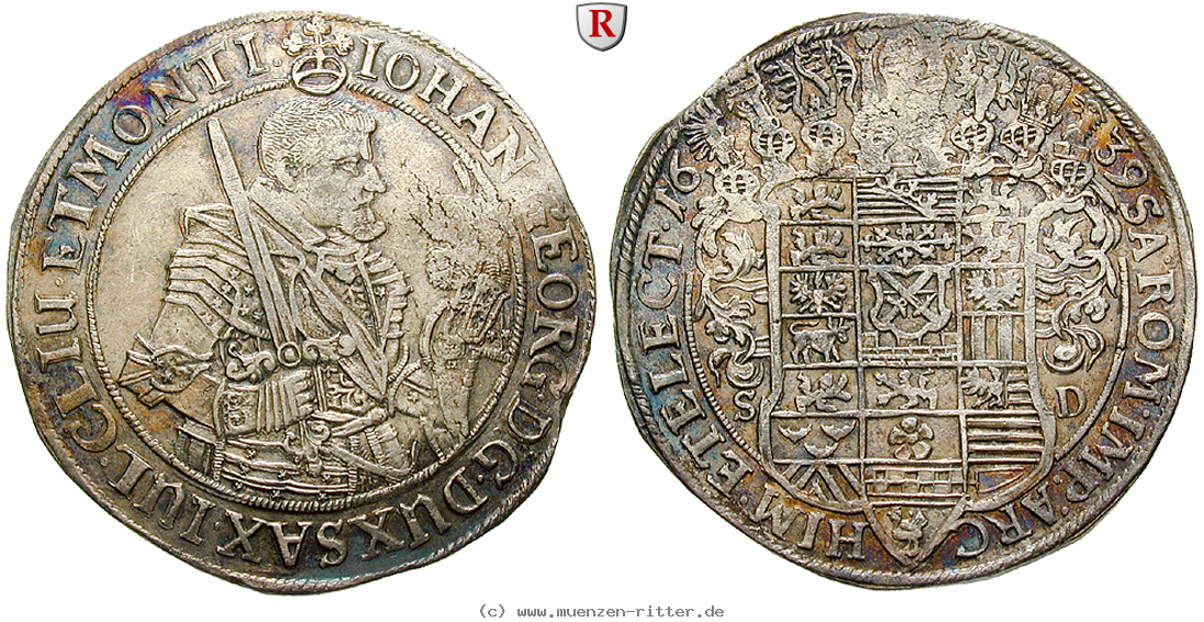 Klicken Sie auf das Bild um es auf Ihrem Rechner zu speichern sachsen-johann-georg-i-reichstaler/51594.jpg