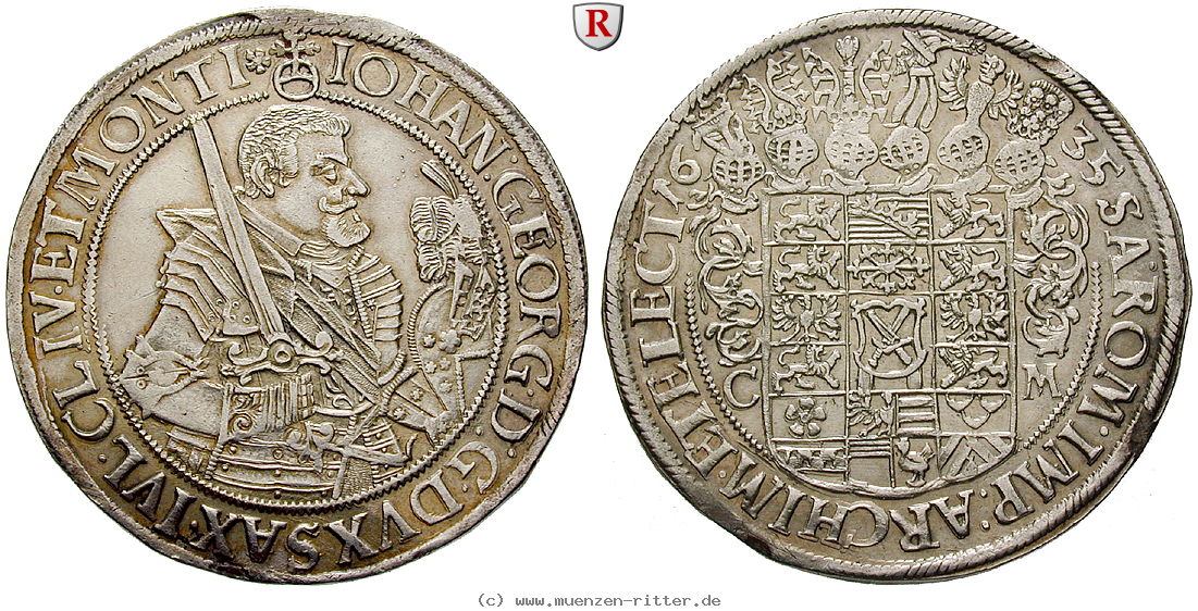 Klicken Sie auf das Bild um es auf Ihrem Rechner zu speichern sachsen-johann-georg-i-reichstaler/54399.jpg