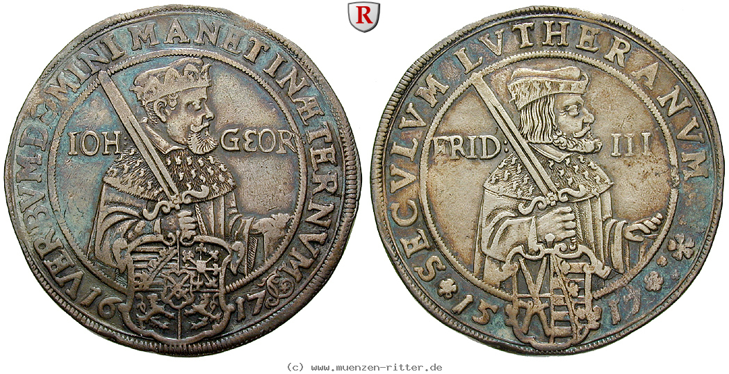 Klicken Sie auf das Bild um es auf Ihrem Rechner zu speichern sachsen-johann-georg-i-reichstaler/75544.jpg