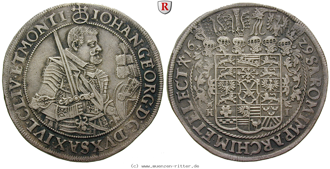 Klicken Sie auf das Bild um es auf Ihrem Rechner zu speichern sachsen-johann-georg-i-reichstaler/90708.jpg