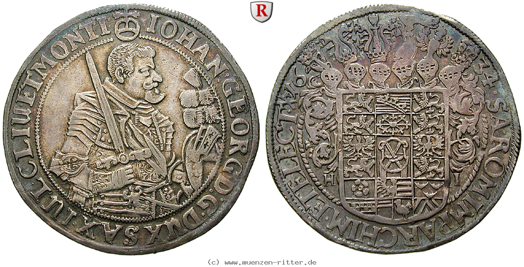 Klicken Sie auf das Bild um es auf Ihrem Rechner zu speichern sachsen-johann-georg-i-reichstaler/91611.jpg