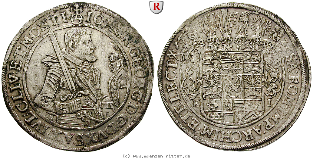 Klicken Sie auf das Bild um es auf Ihrem Rechner zu speichern sachsen-johann-georg-i-reichstaler/96834.jpg