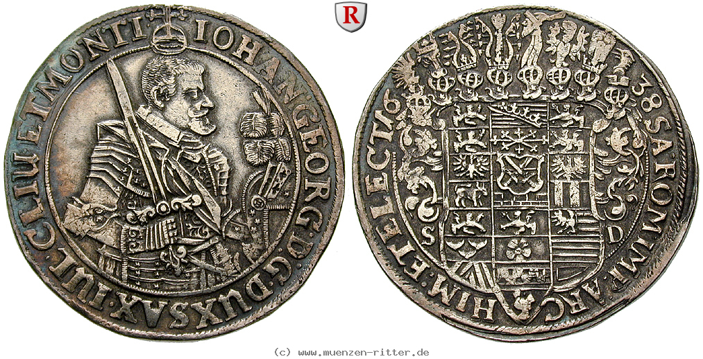 Klicken Sie auf das Bild um es auf Ihrem Rechner zu speichern sachsen-johann-georg-i-reichstaler/96949.jpg