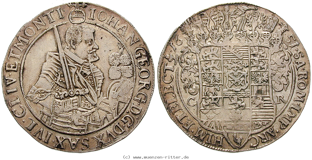 Klicken Sie auf das Bild um es auf Ihrem Rechner zu speichern sachsen-johann-georg-i-taler/12864.jpg