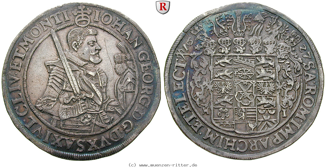 Klicken Sie auf das Bild um es auf Ihrem Rechner zu speichern sachsen-johann-georg-i-taler/76223.jpg