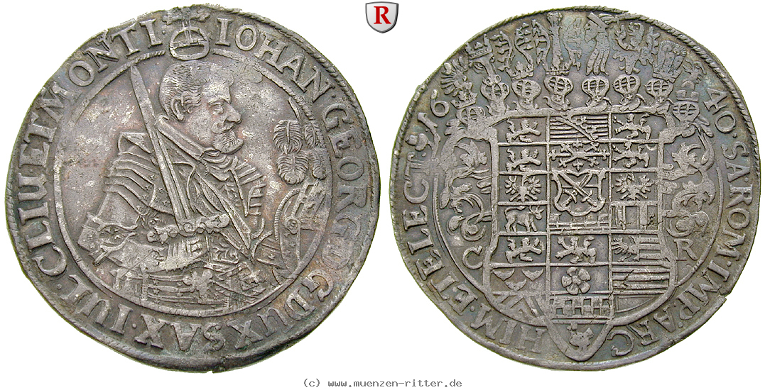 Klicken Sie auf das Bild um es auf Ihrem Rechner zu speichern sachsen-johann-georg-i-taler/76228.jpg