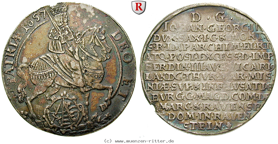 Klicken Sie auf das Bild um es auf Ihrem Rechner zu speichern sachsen-johann-georg-ii-1-2-reichstaler/47014.jpg