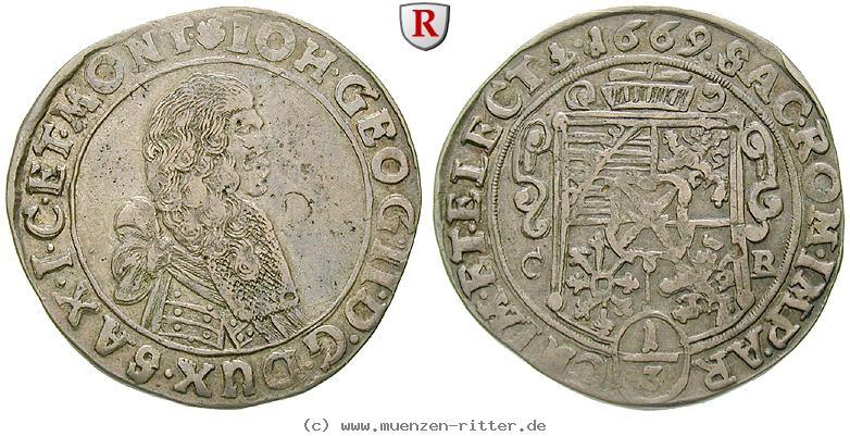 Klicken Sie auf das Bild um es auf Ihrem Rechner zu speichern sachsen-johann-georg-ii-1-3-taler/34488.jpg