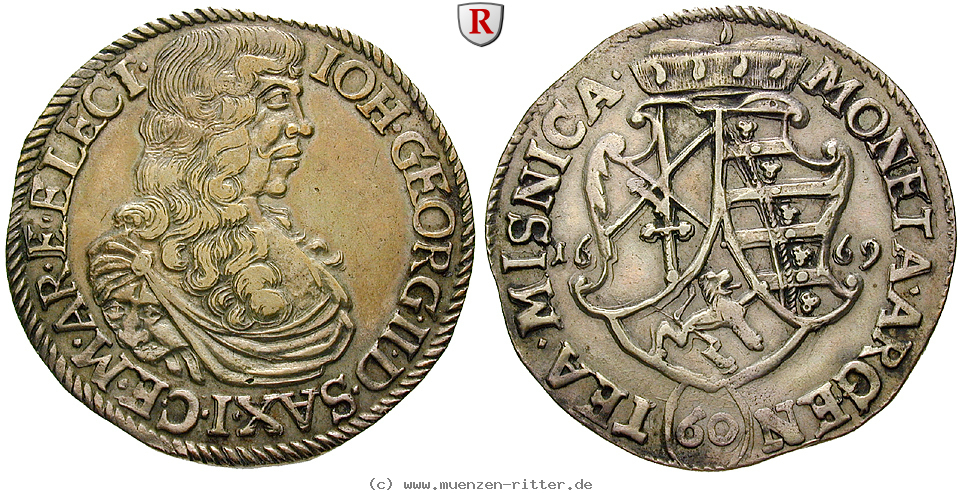Klicken Sie auf das Bild um es auf Ihrem Rechner zu speichern sachsen-johann-georg-ii-60-kreuzer/75569.jpg