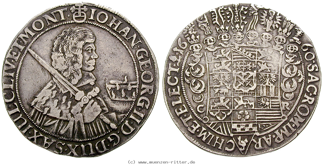 Klicken Sie auf das Bild um es auf Ihrem Rechner zu speichern sachsen-johann-georg-ii-taler/15787.jpg